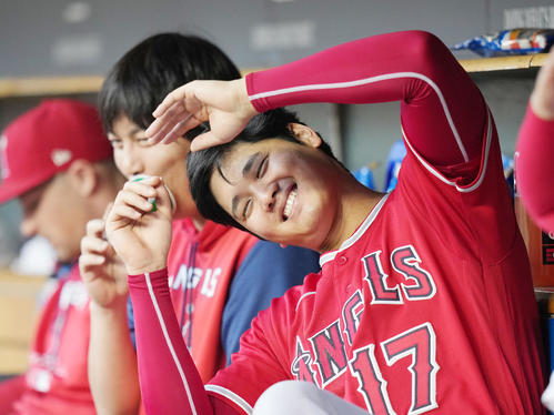 エンゼルス大谷翔平（22年8月撮影）