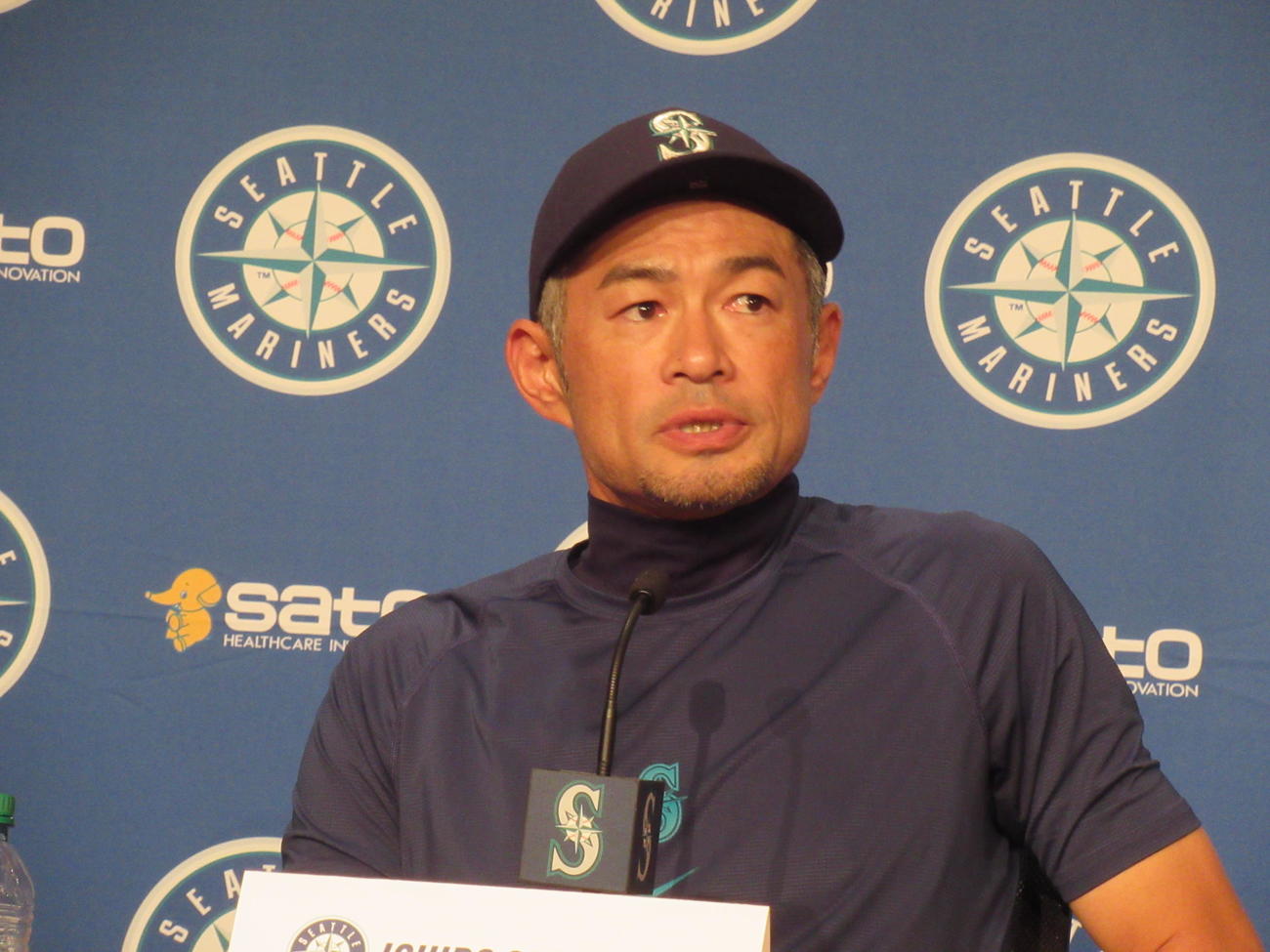 マリナーズの殿堂入り会見に出席したイチロー氏