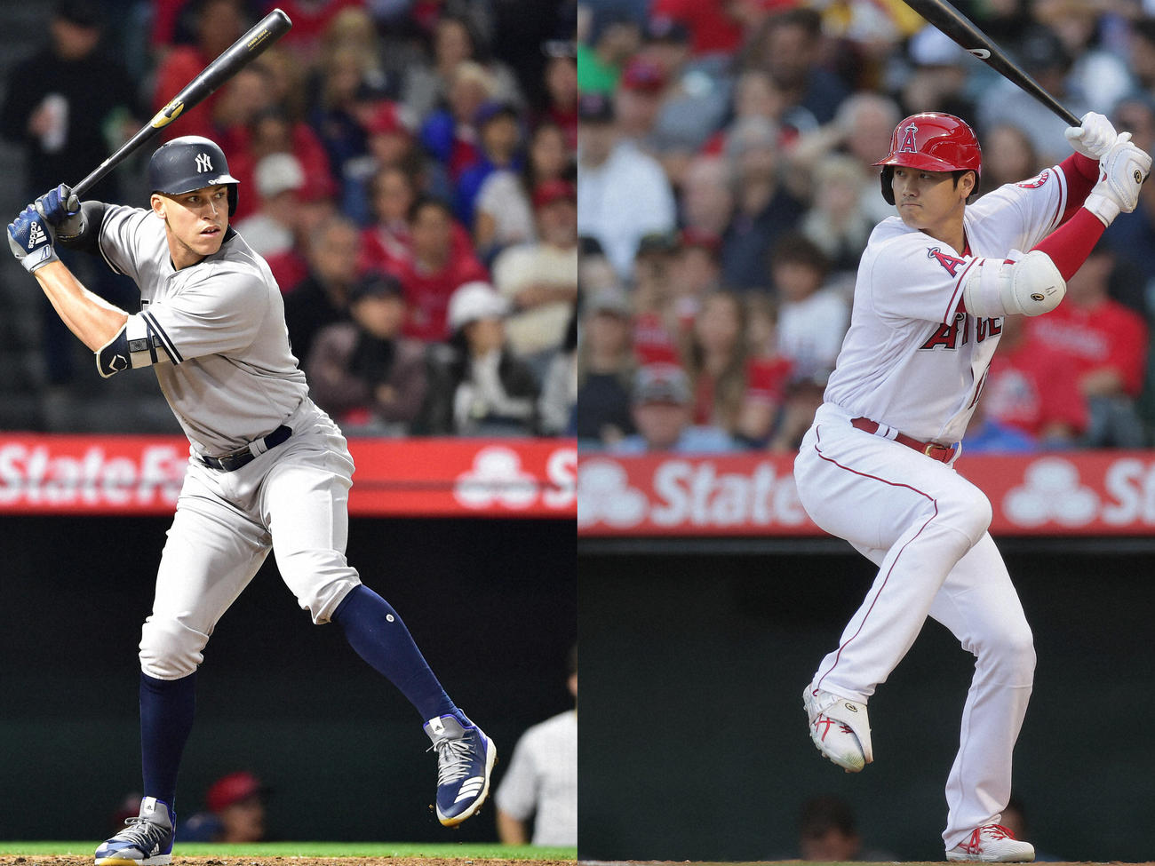 アーロン・ジャッジと大谷翔平