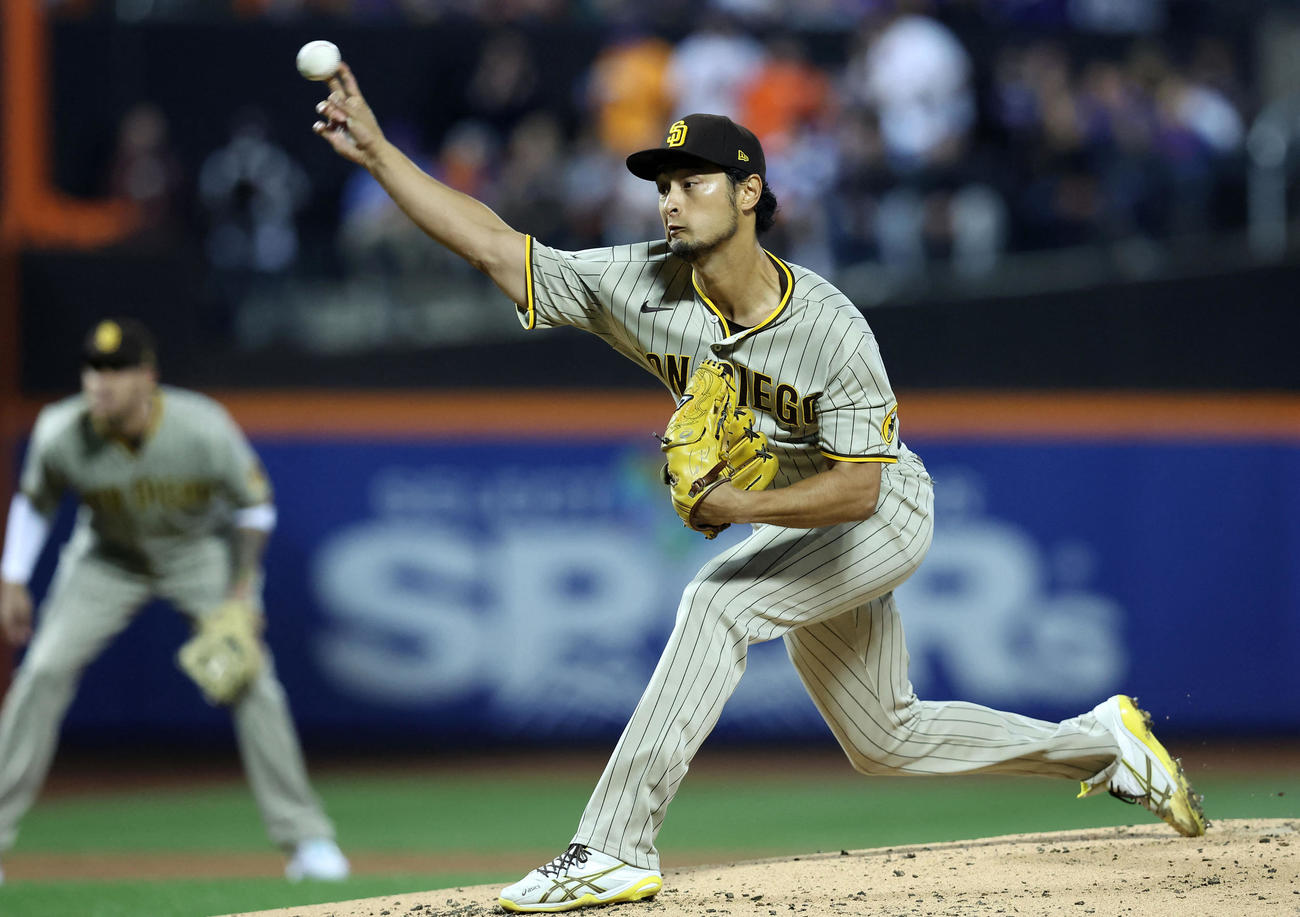 先発したパドレスのダルビッシュ有（ロイター）