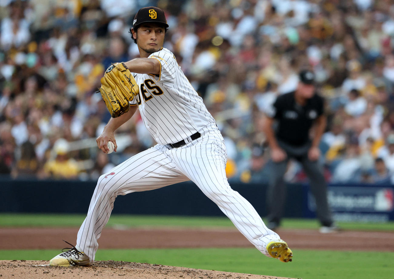 力投するダルビッシュ（ロイター）