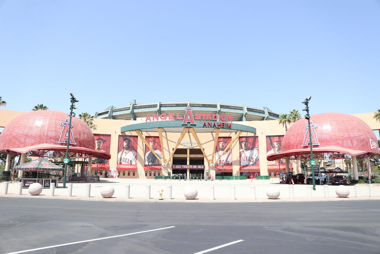 エンゼルスタジアム（2022年7月29日撮影）