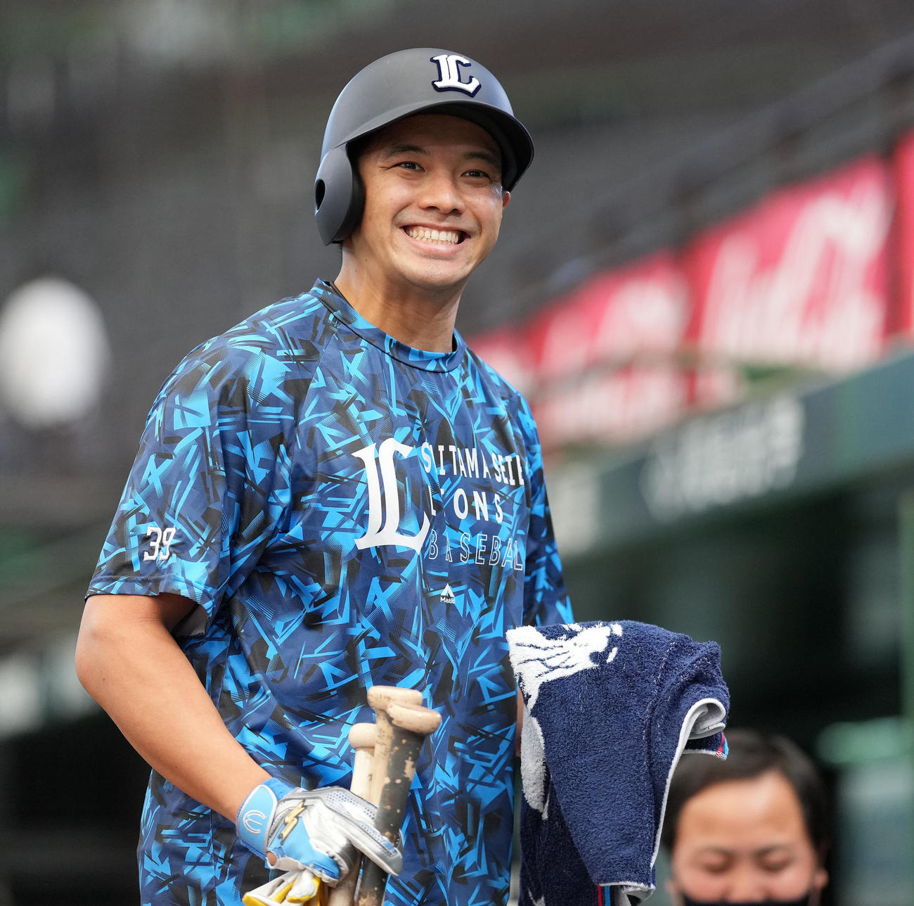 西武・呉念庭（2022年10月2日撮影）