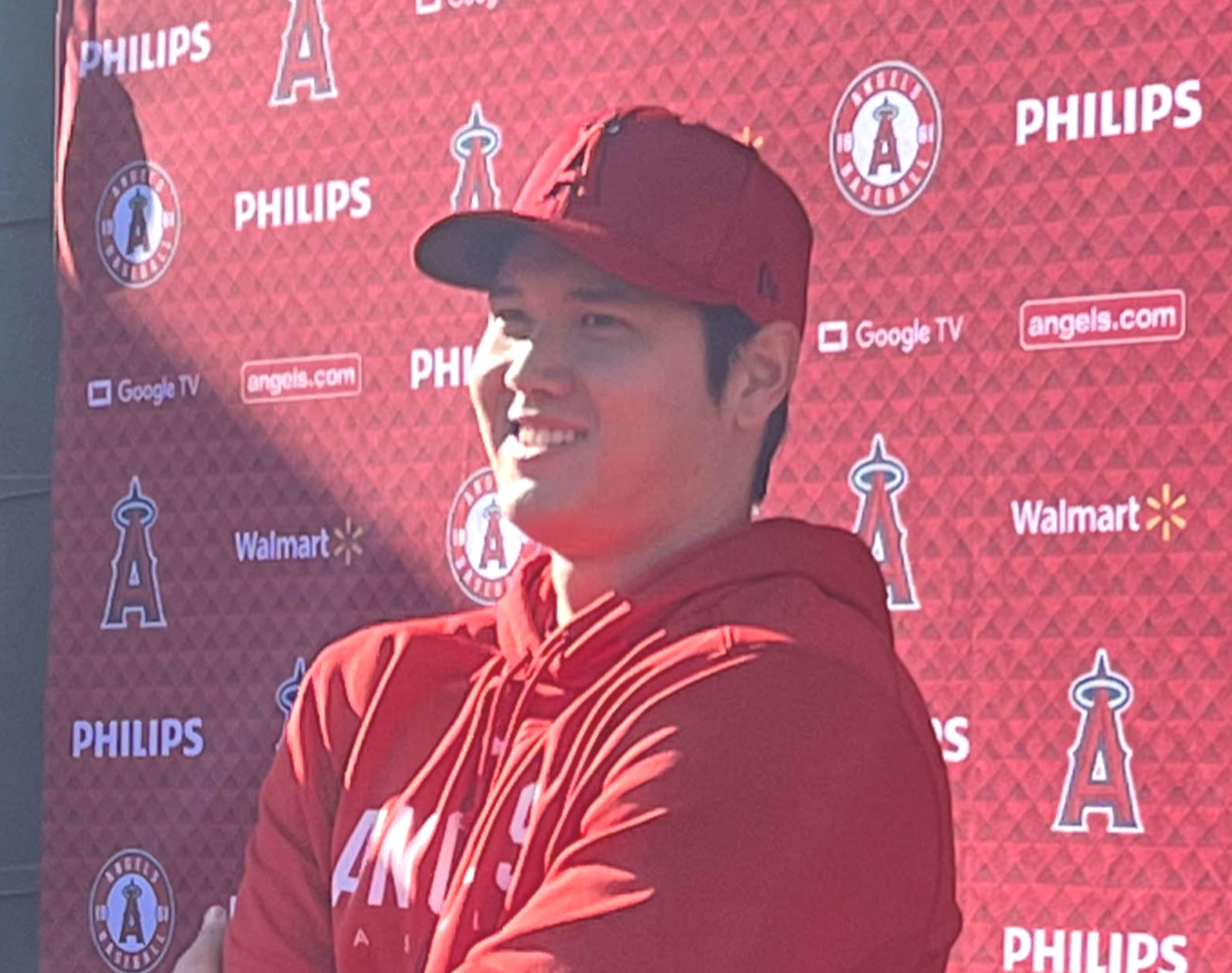 エンゼルス大谷翔平（2023年2月17日撮影）