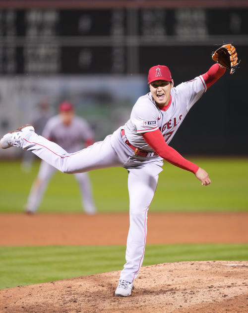 大谷翔平、史上初！日本人開幕投手2桁奪三振 6回10K無失点好投も