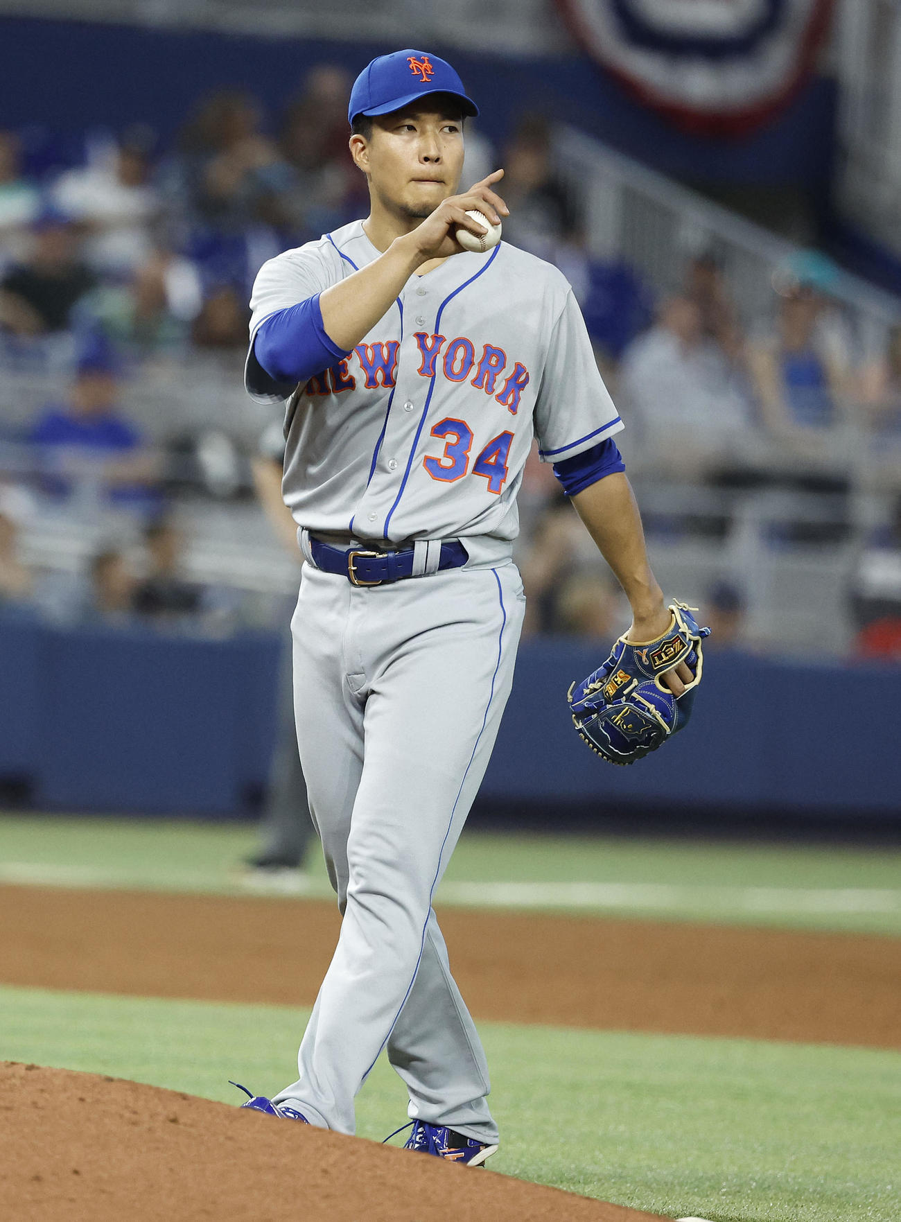 メッツ先発の千賀滉大（ロイター＝USA TODAY Sports）