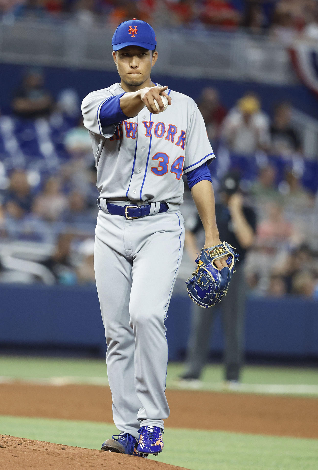 メッツ先発の千賀滉大（ロイター＝USA TODAY Sports）