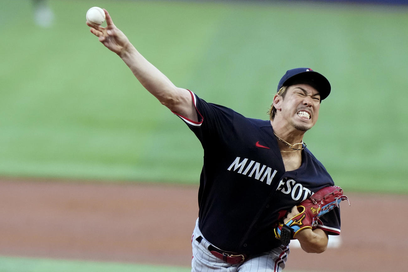 ツインズ先発の前田健太（AP）