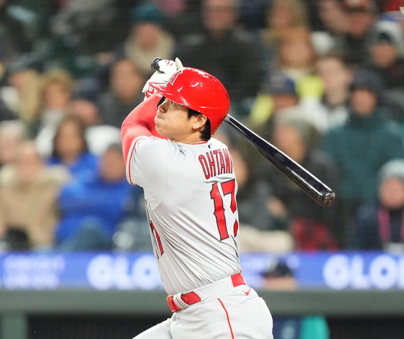 エンゼルス大谷翔平（2023年4月3日撮影）