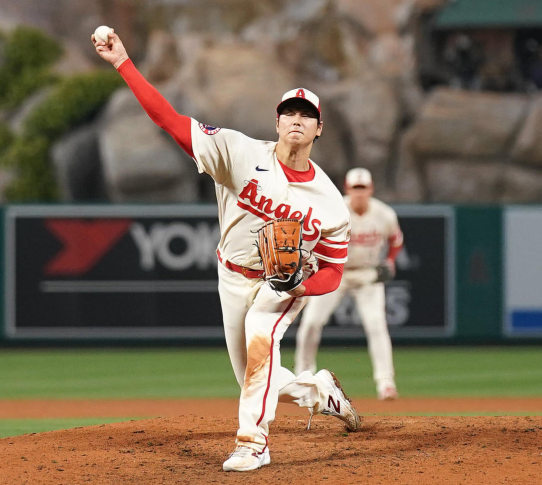ナショナルズ戦に先発し7回を1安打無失点で今季2勝目を挙げたエンゼルス大谷（撮影・菅敏）