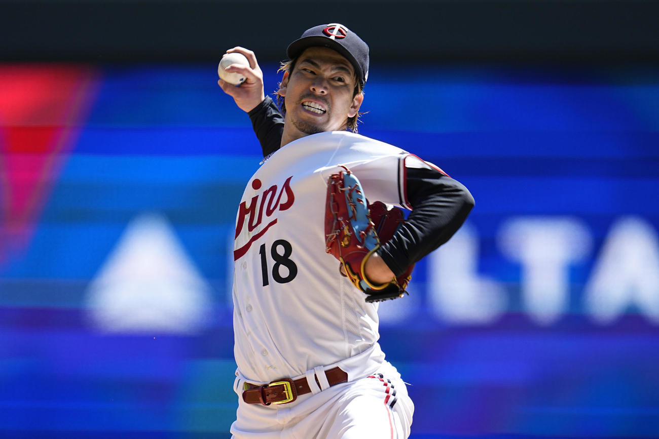 ヤンキース戦に先発したツインズ前田健太（AP）