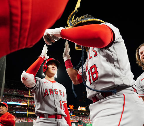大谷翔平、ベーブ・ルース以来2人目の500奪三振＆100発 今季MLB最多1