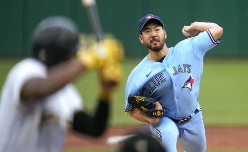 ブルージェイズ菊池雄星、日米通算100勝王手 試合開始が遅れても平然