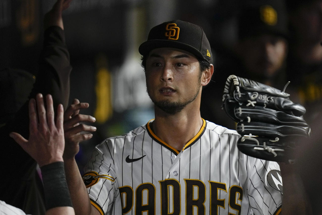 先発したパドレス・ダルビッシュ有（AP）