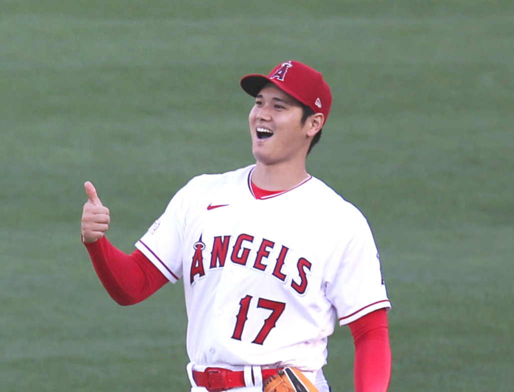 エンゼルス大谷翔平（2023年6月21日撮影）