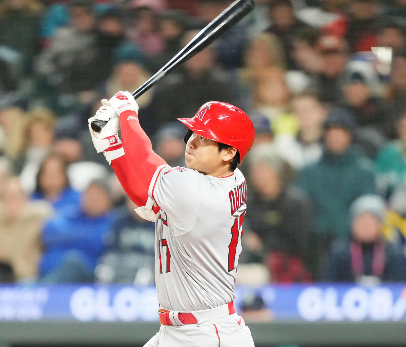 エンゼルス大谷翔平（2023年4月3日撮影）