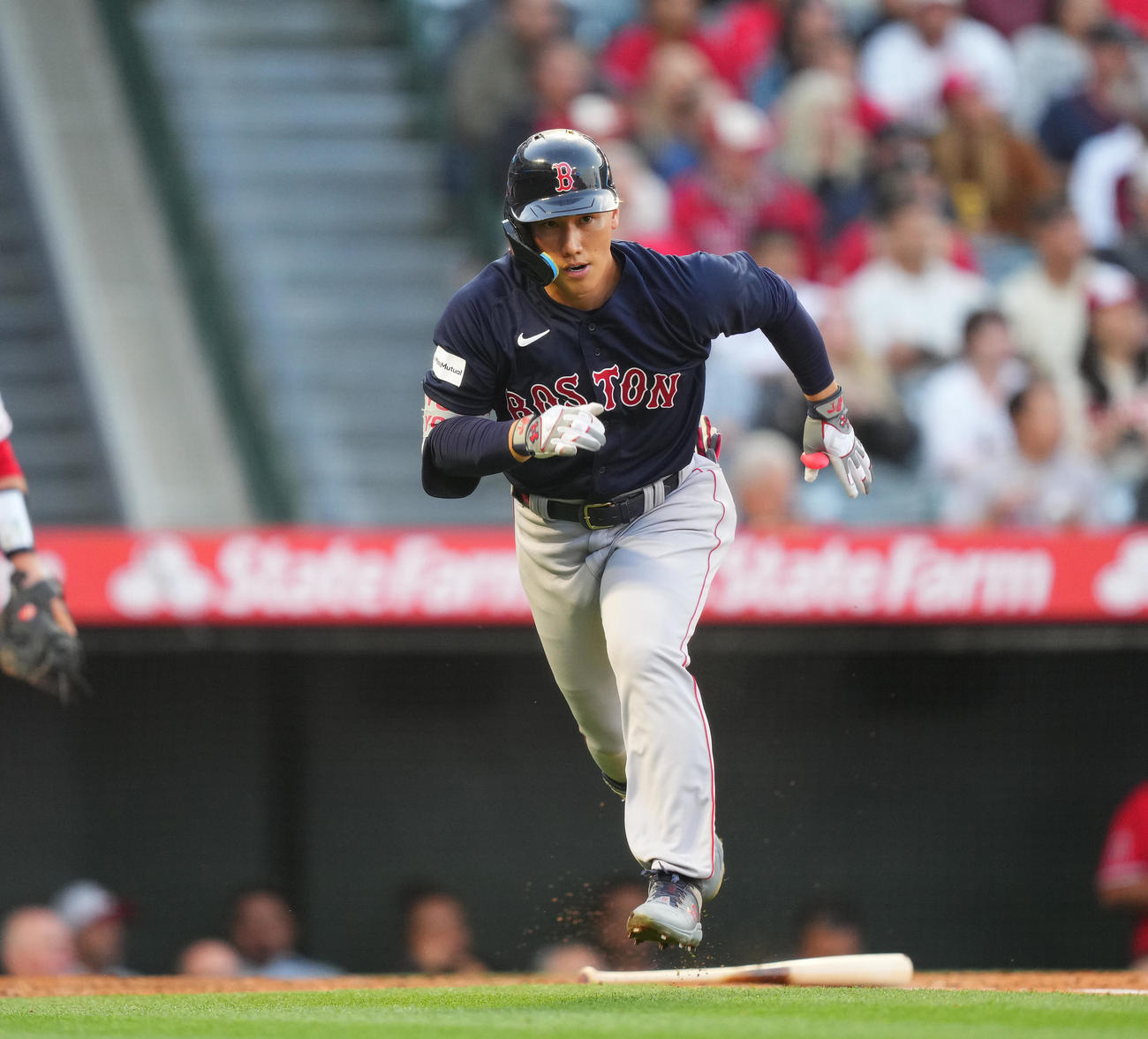 レッドソックス吉田正尚（23年5月撮影・菅敏）