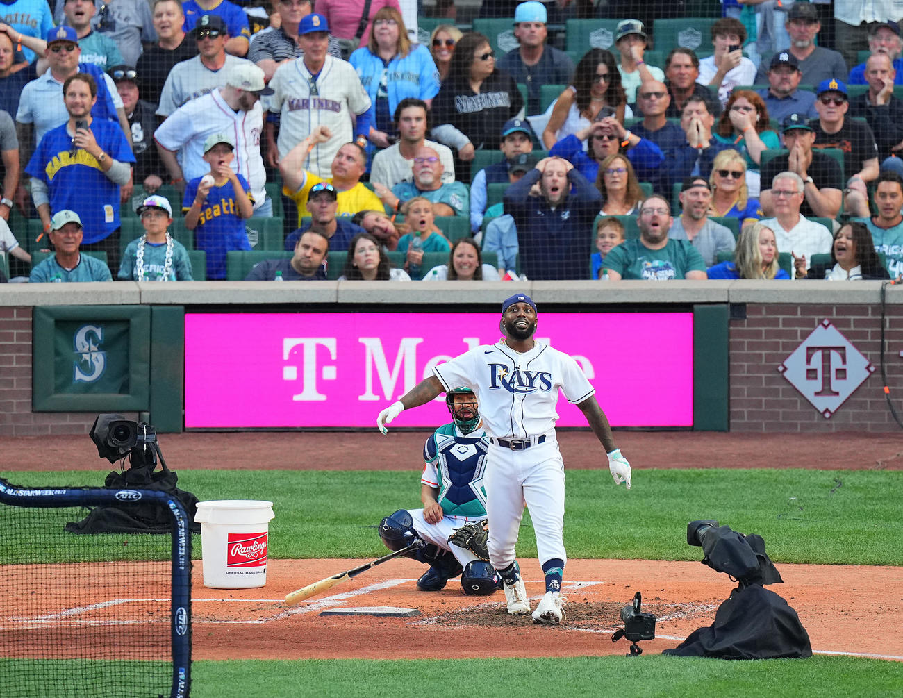 MLBホームランダービー、決勝で敗れたレイズのアロサレーナ（撮影・垰建太）
