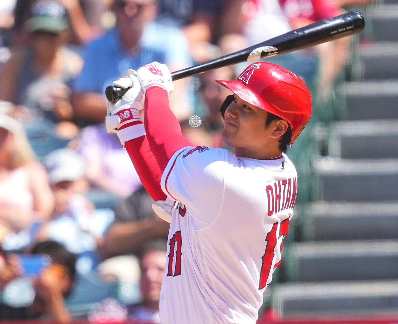 エンゼルス大谷翔平（2023年7月2日撮影）