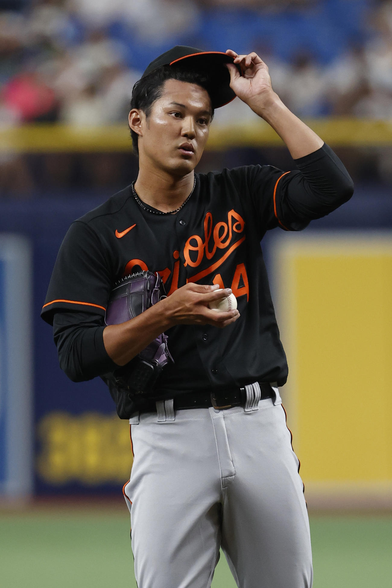 移籍後初登板したオリオールズの藤浪晋太郎（AP）