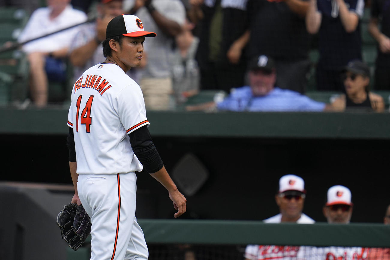 メッツ戦に登板した藤浪晋太郎（AP）