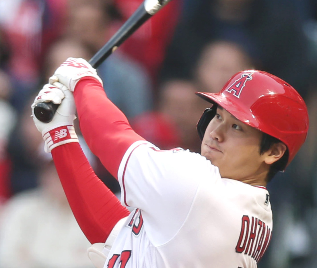 エンゼルス大谷翔平（2023年6月9日撮影）