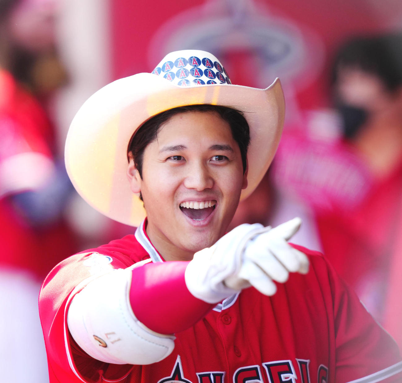 エンゼルス大谷翔平（2022年5月22日撮影）