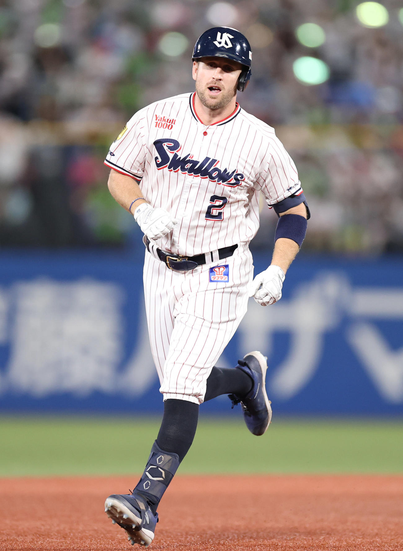 2022年10月、ヤクルト対DeNA 3回裏ヤクルト1死二、三塁、3点本塁打を放つキブレハン
