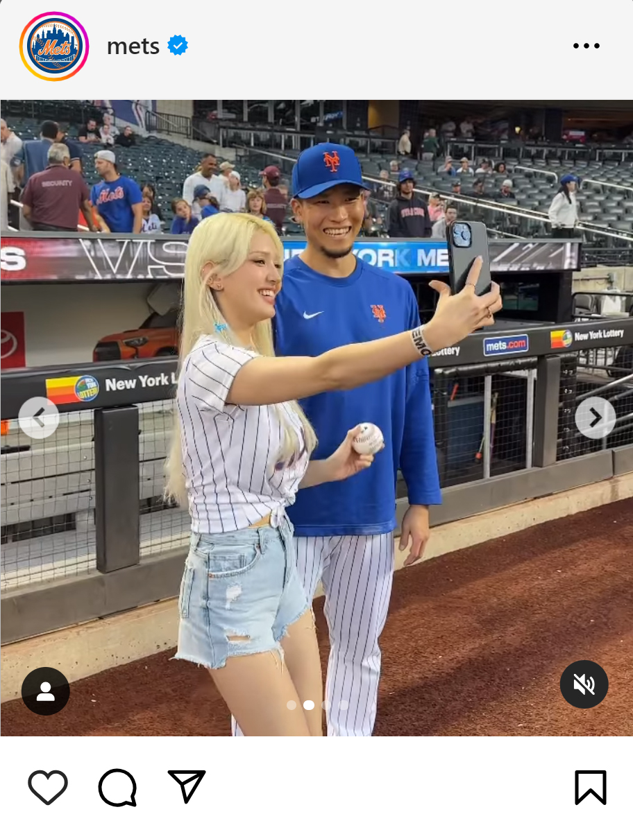 メッツのインスタグラムから