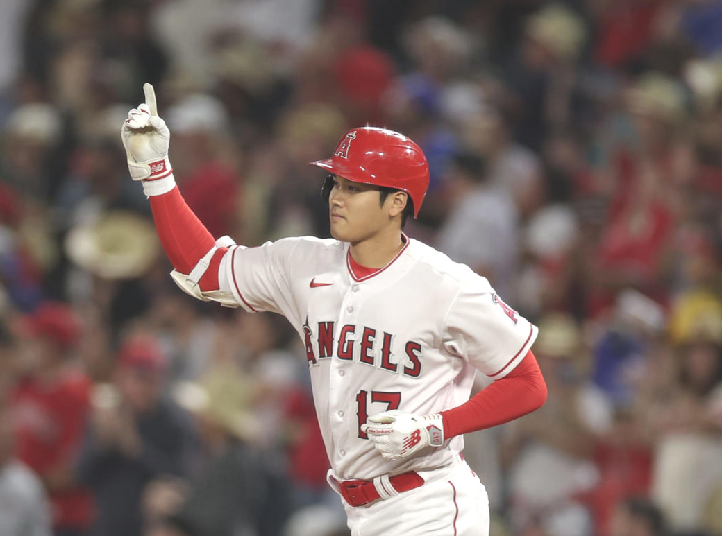 エンゼルス大谷翔平（2023年6月30日撮影）