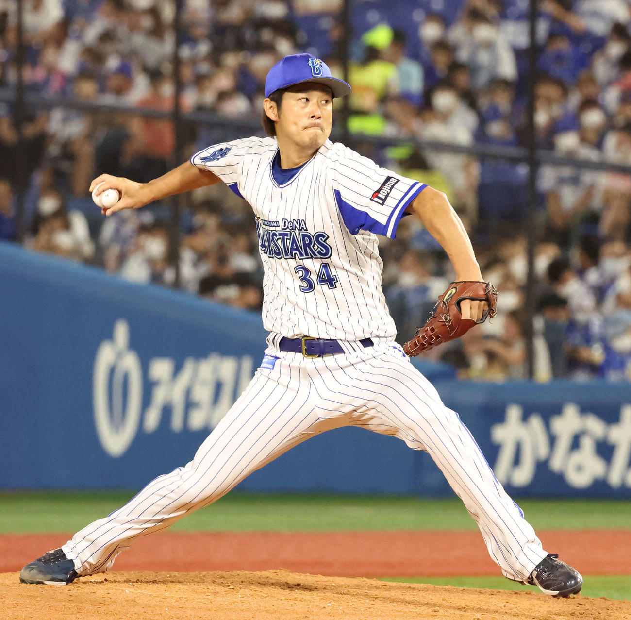 DeNA平田真吾（2022年8月28日撮影）
