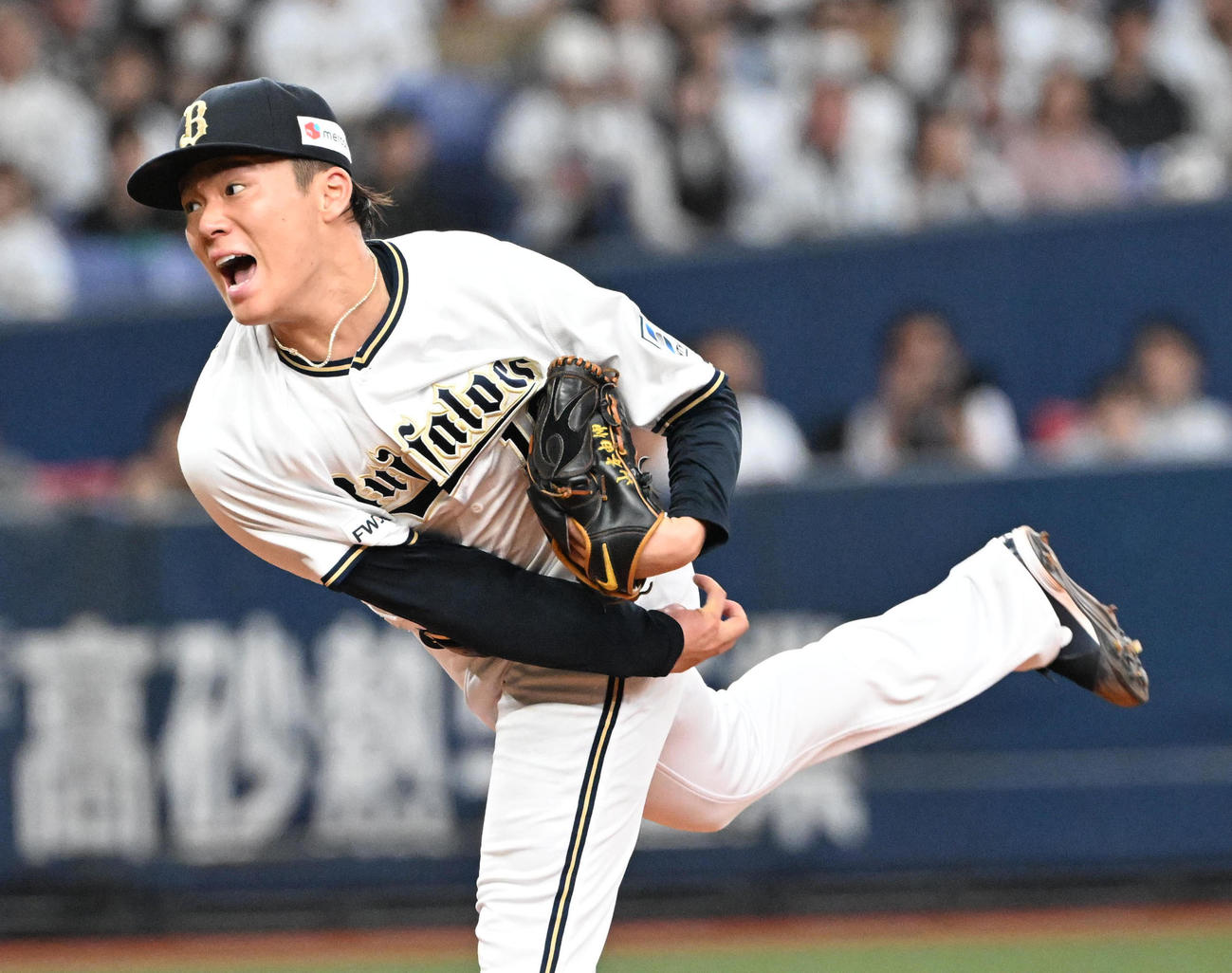 オリックス山本由伸（2023年10月18日撮影）
