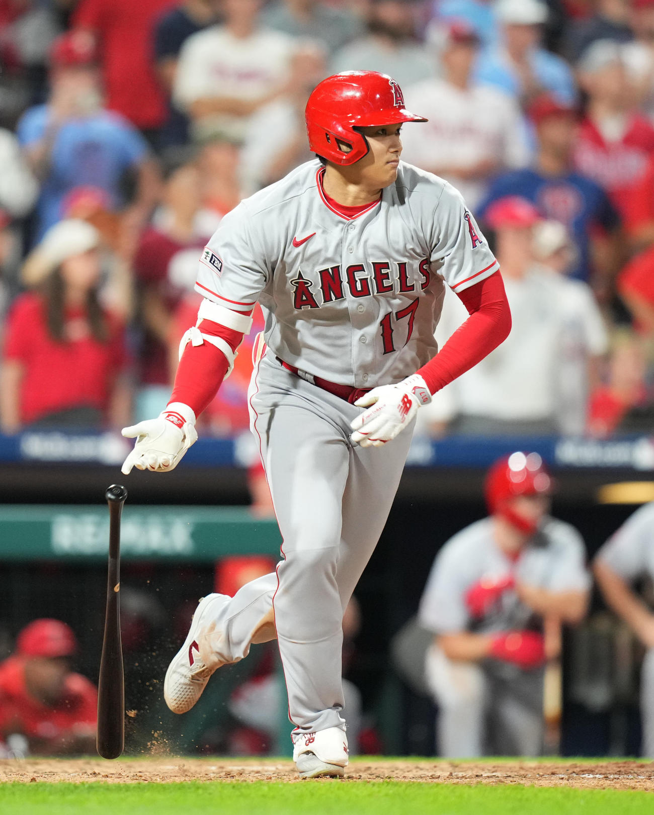 エンゼルス大谷翔平（2023年8月28日撮影）