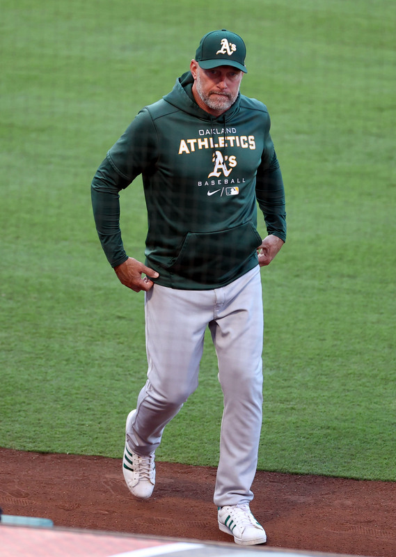 アスレチックスのマーク・コッツェー監督（2022年8月2日撮影）
