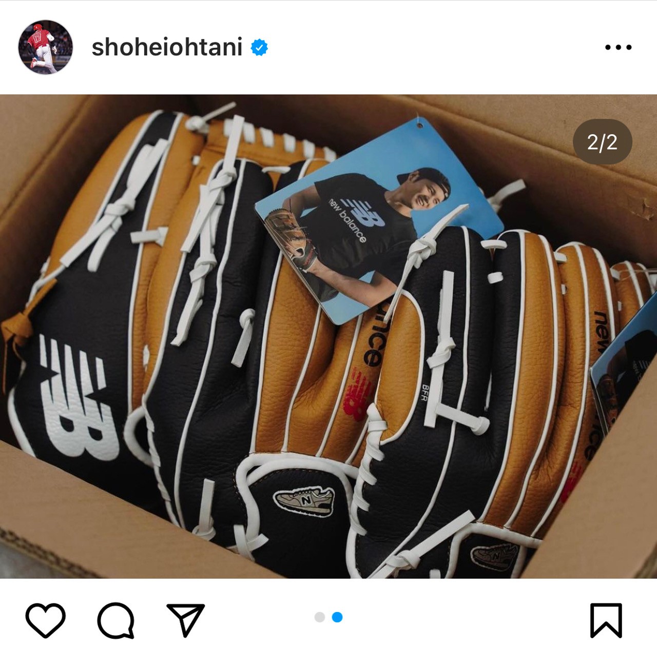 大谷翔平のインスタグラムから