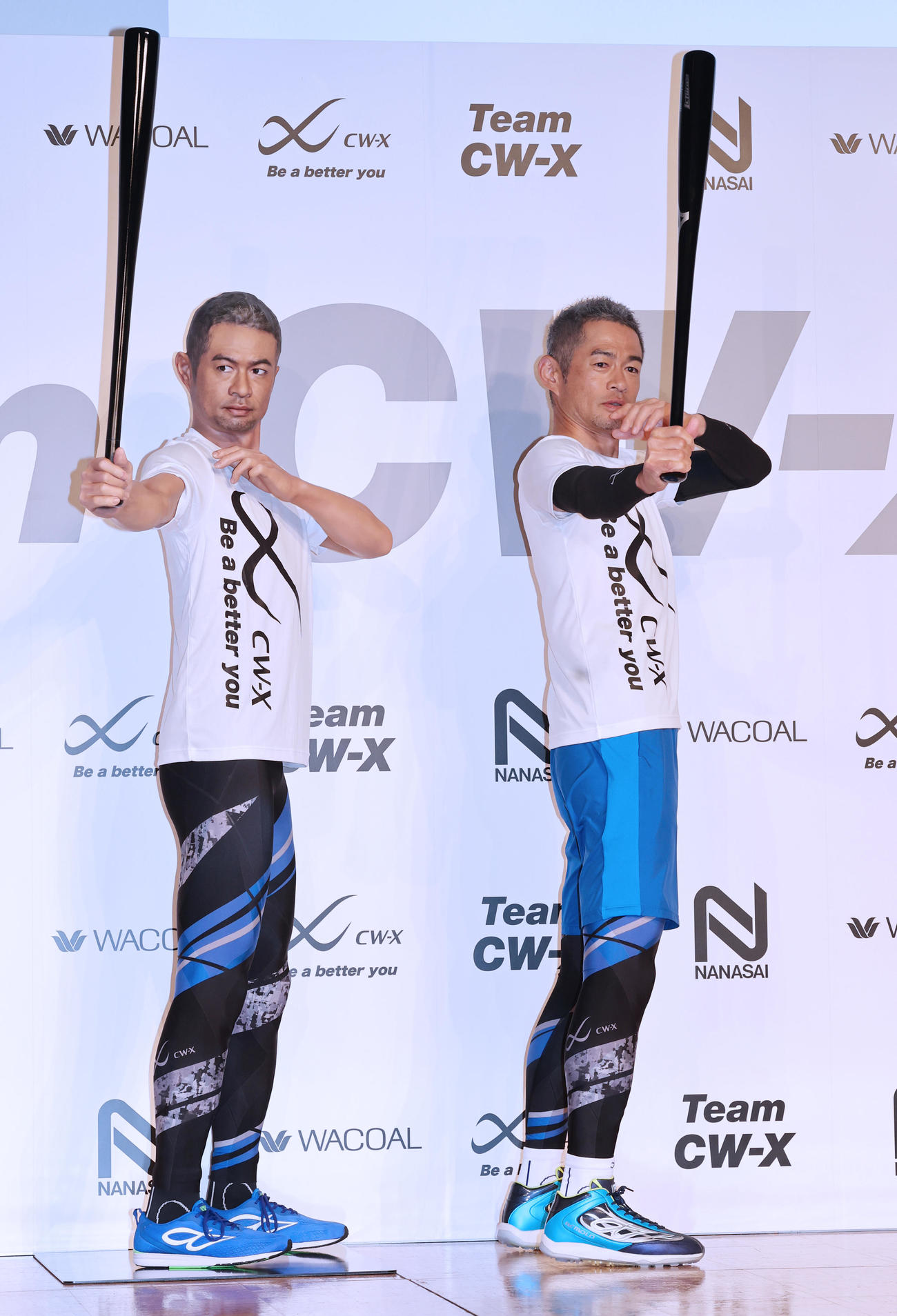 ワコール「Team CW－X」発足キャプテン就任記念発表会に登場したイチロー氏（撮影・野上伸悟）