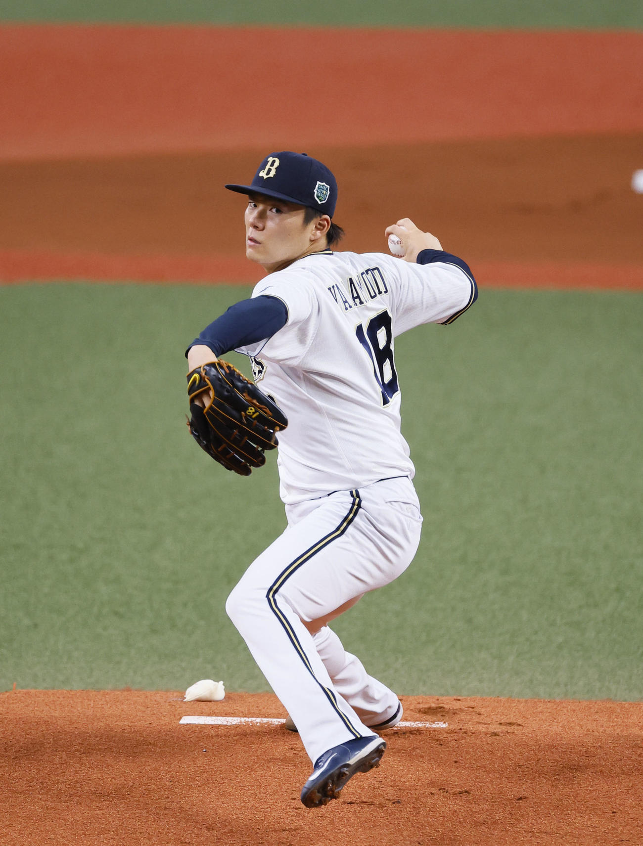 オリックス山本由伸（2023年11月4日撮影）