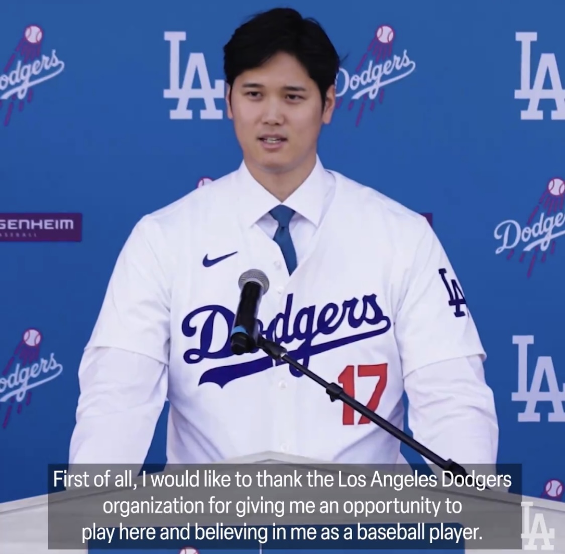 ドジャース公式Xから