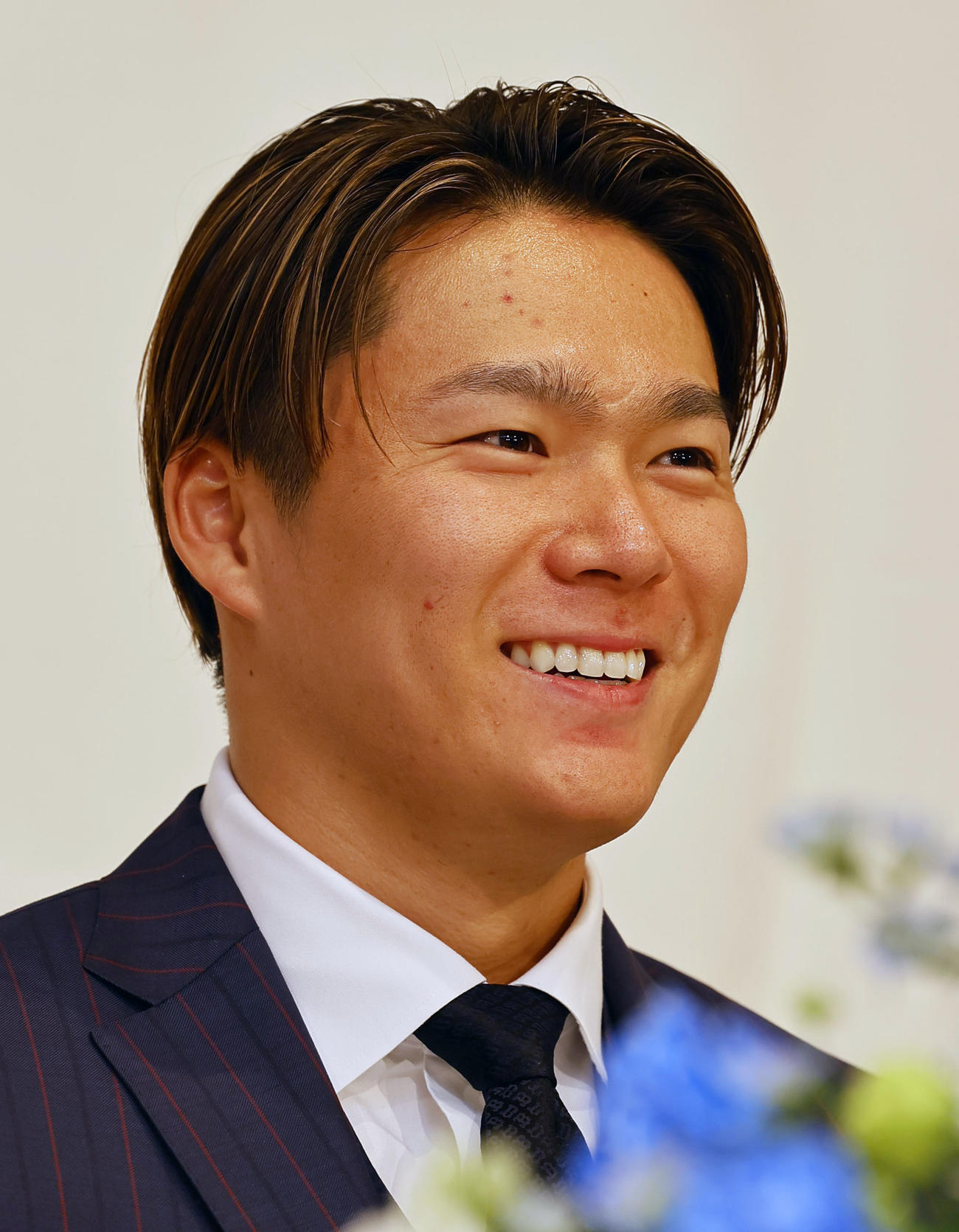 山本由伸（2023年12月30日撮影）