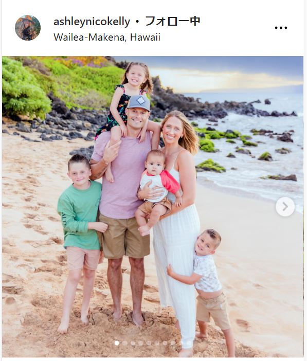 ジョー・ケリーの妻、アシュリーさんのインスタグラムから