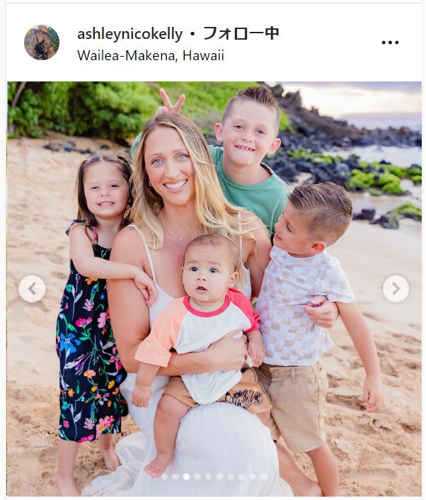 ジョー・ケリーの妻、アシュリーさんのインスタグラムから