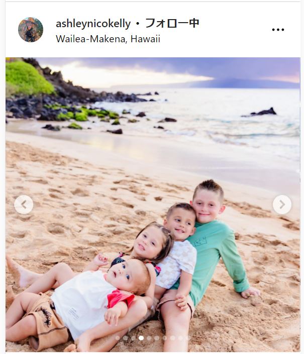 ジョー・ケリーの妻、アシュリーさんのインスタグラムから