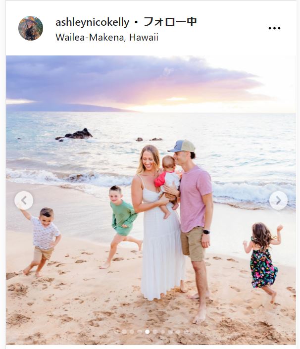 ジョー・ケリーの妻、アシュリーさんのインスタグラムから
