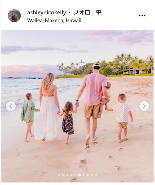 ジョー・ケリーの妻、アシュリーさんのインスタグラムから