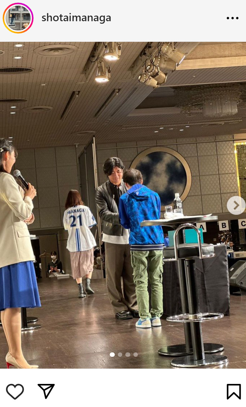 今永昇太のインスタグラムから