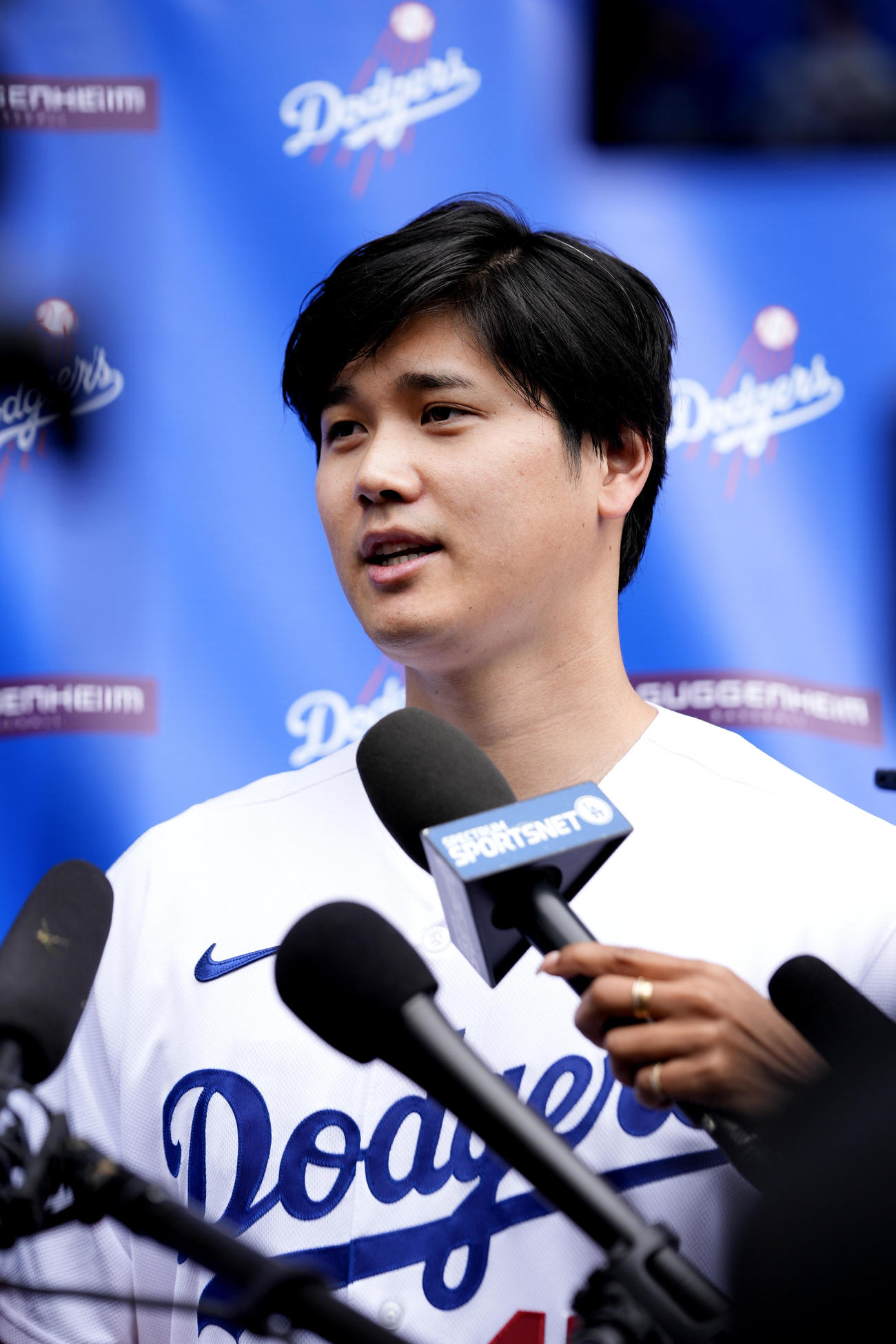 「ドジャー・フェスト」に参加した大谷翔平（AP）