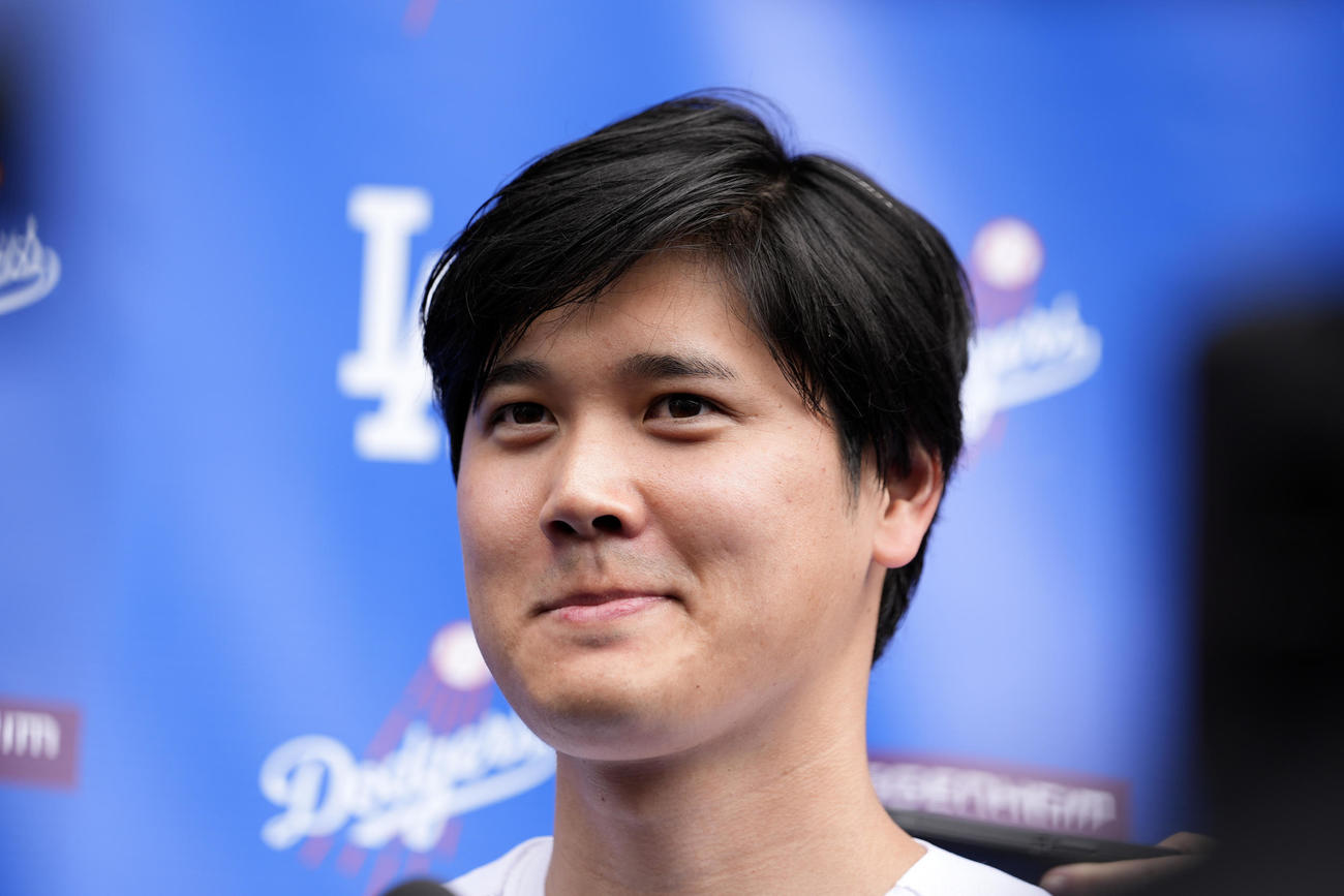 「ドジャー・フェスト」に参加した大谷翔平（AP）