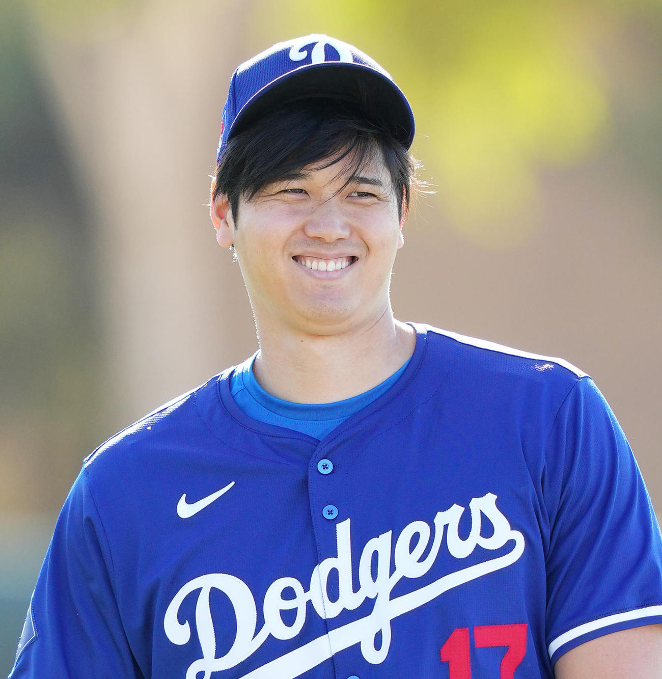 ドジャース大谷翔平（2024年2月16日撮影）