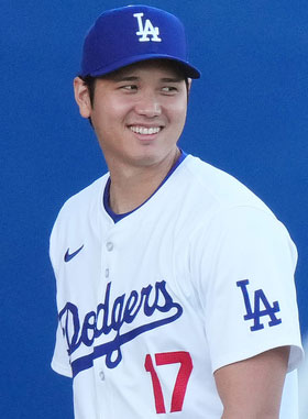 ドジャース大谷翔平（2024年2月撮影）