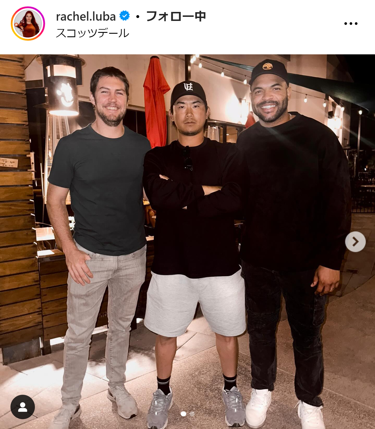 トレバー・バウアーのインスタグラムから